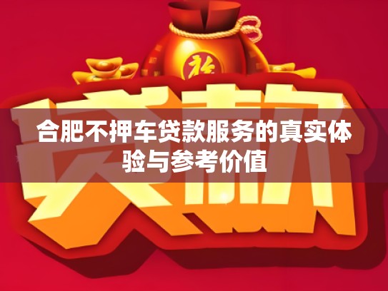 合肥不押车贷款服务的真实体验与参考价值